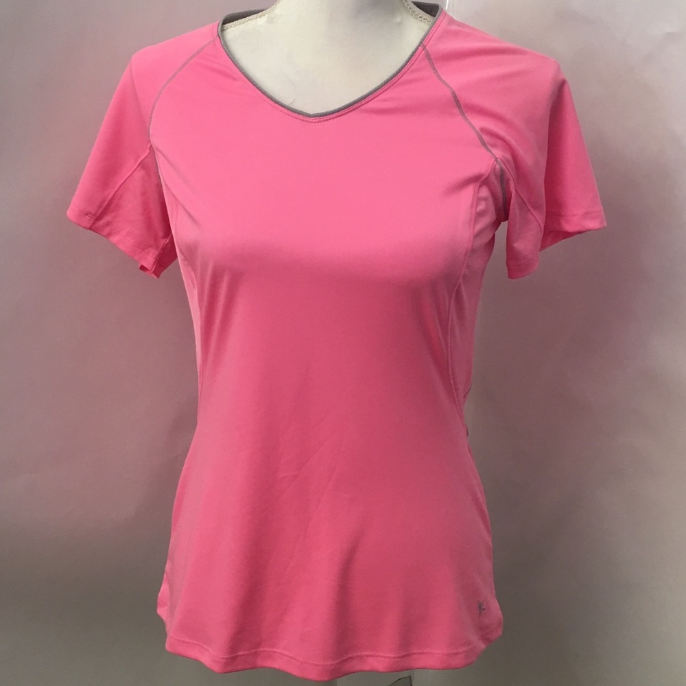 DANSKIN NOW Small Pink Semi Fitted Workout  Shirt